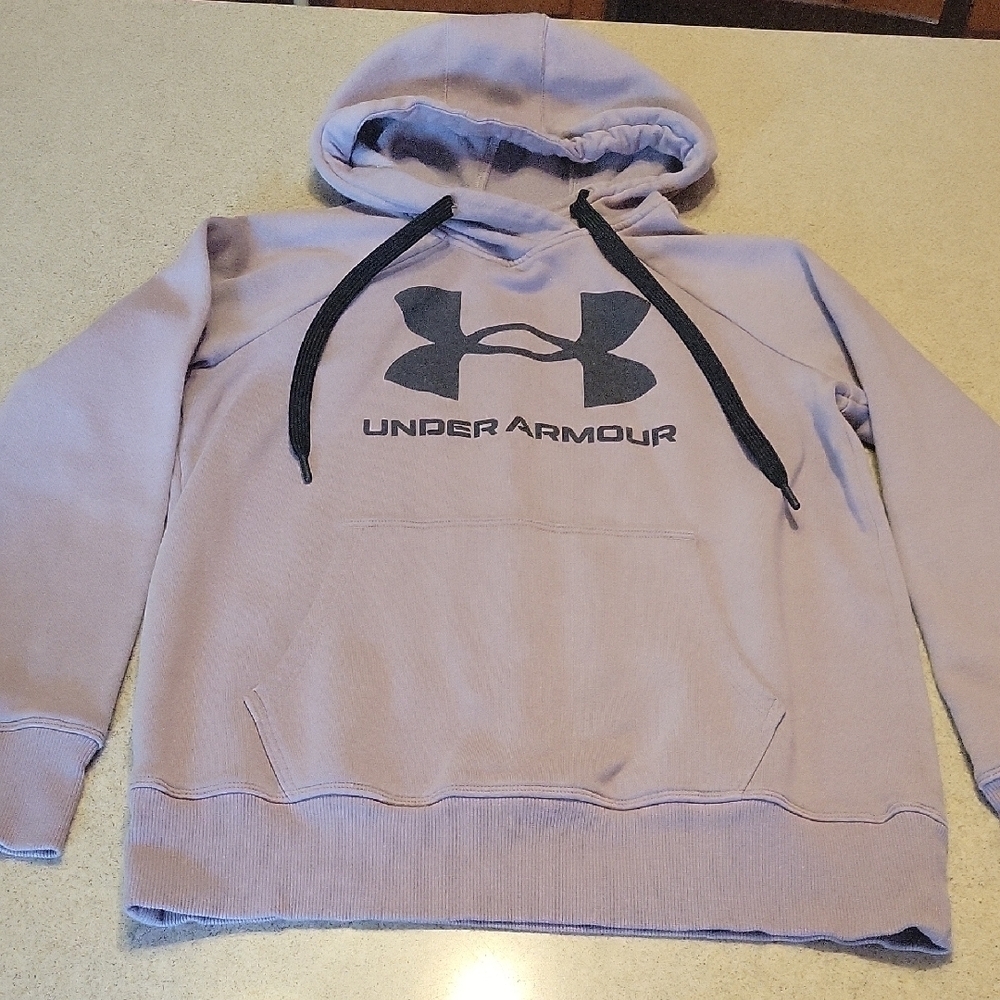 Under Armour Purple Hooded Sweatshirt Size XS